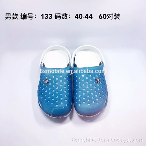 men's clog with different color and good quality